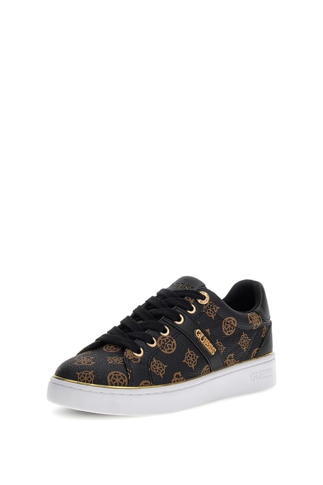 GUESS Guess Women's Britz Court Lace Up Trainers in Black - 2