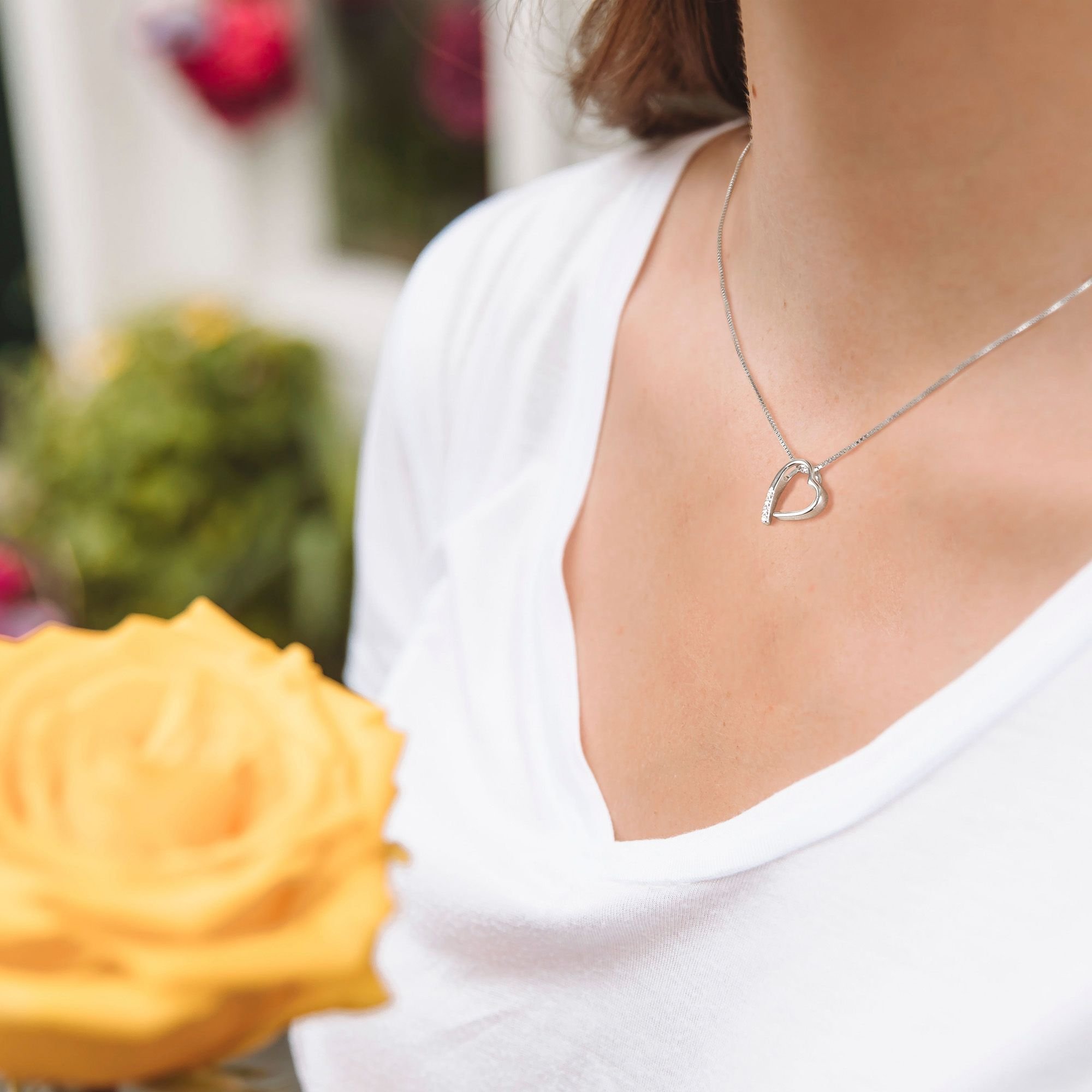 Hot Diamonds Hot Diamonds Women's Romantic Pendant in Silver - 2