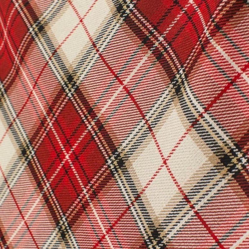H&M H&M Women's Red Tartan Plaid Mini Skirt   UK 14 US 10 EU 42
