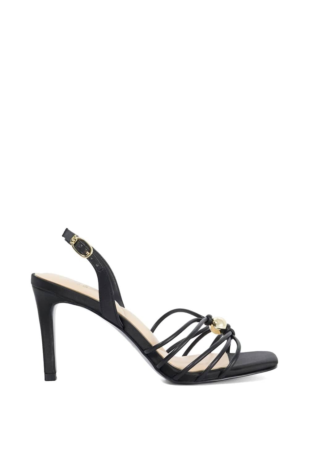 Dune London Dune London Black 'Mikonos' Heeled Sandals