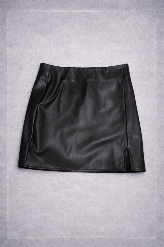 ASOS Asos Design Black Faux Leather Mini Skirt – UK 8 – BNWOT