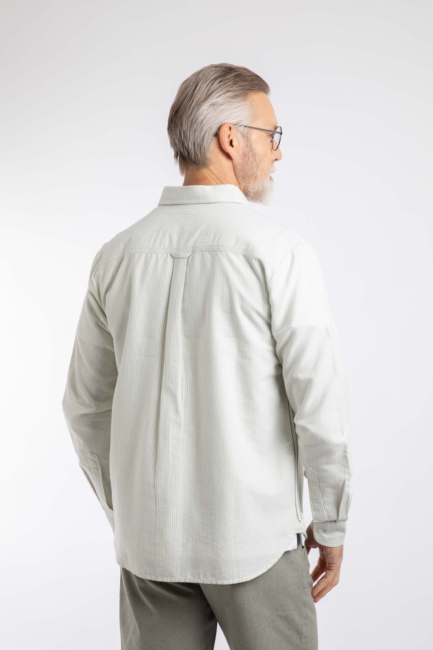Weird Fish Weird Fish Men's Benedict Button Down Oxford Shirt in Pale Green - 4