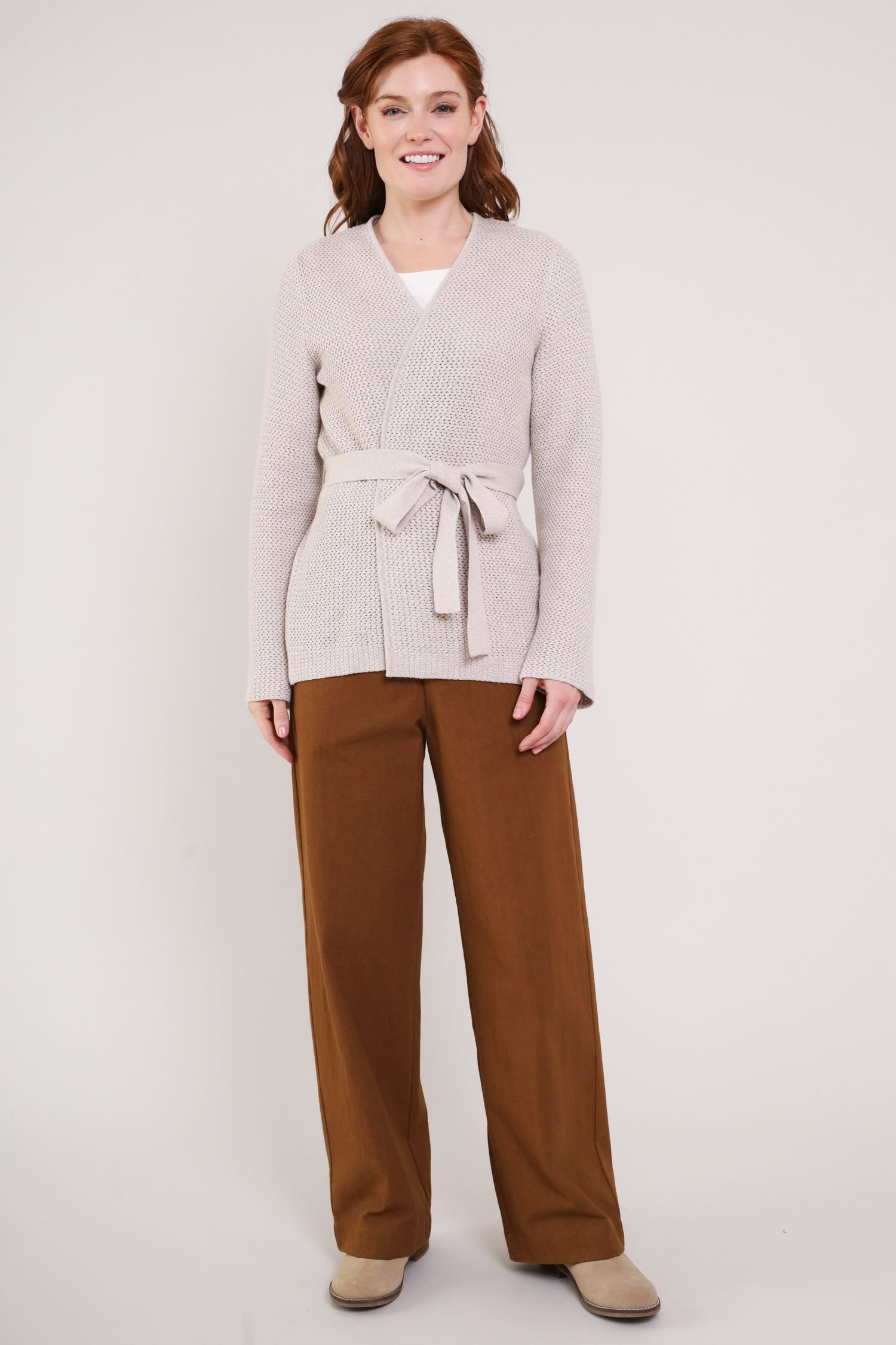 Nomads Clothing Nomads Clothing Women's Cotton Wide Leg Trousers in Brown - 3