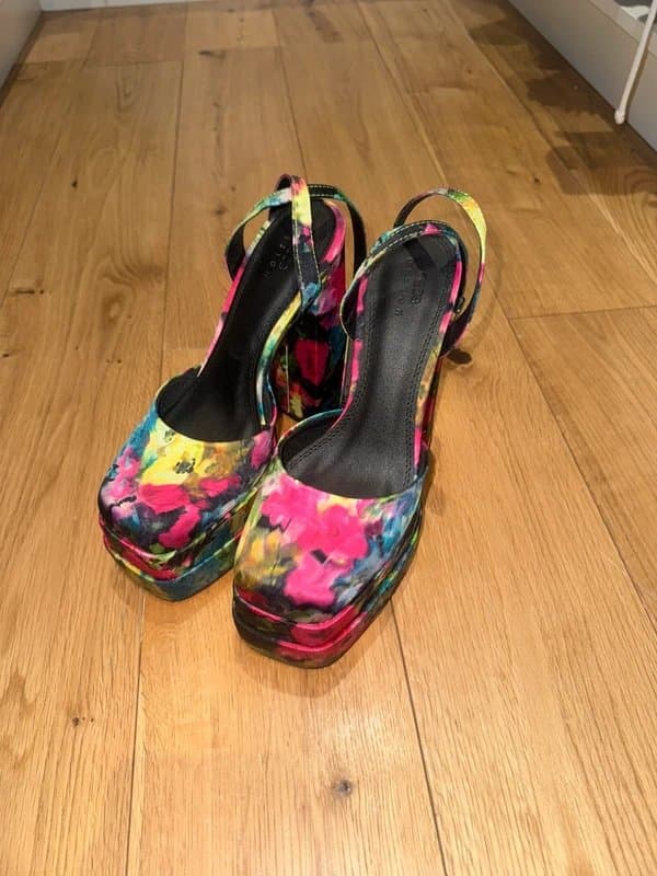 ASOS ASOS platform floral print heels