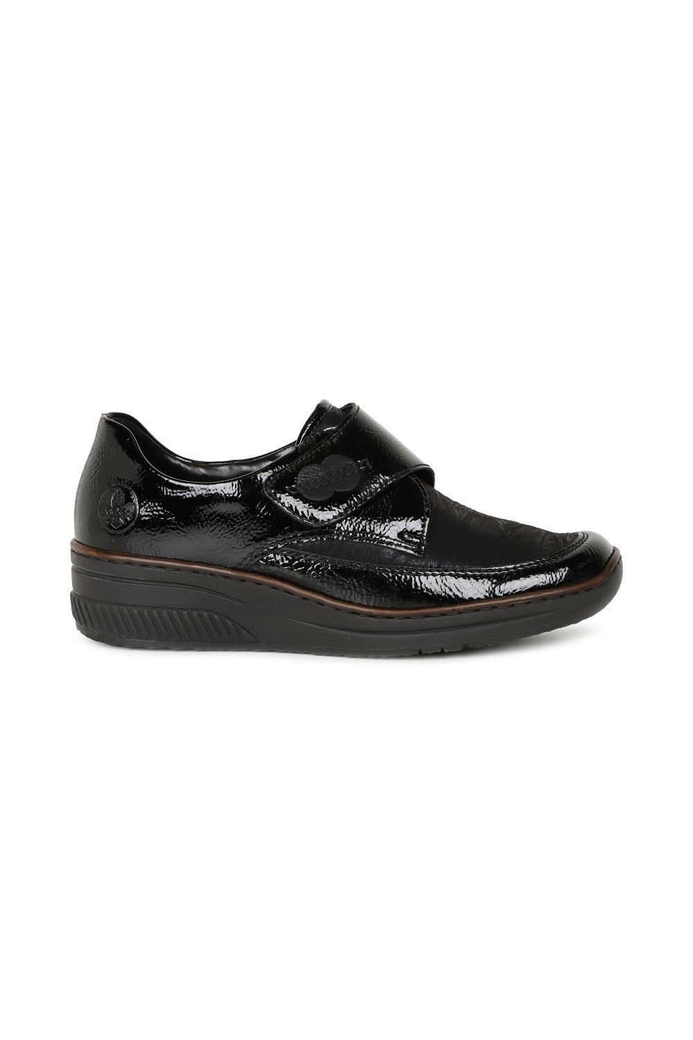 Rieker Rieker Women's 'Leaves' Shoes in Black