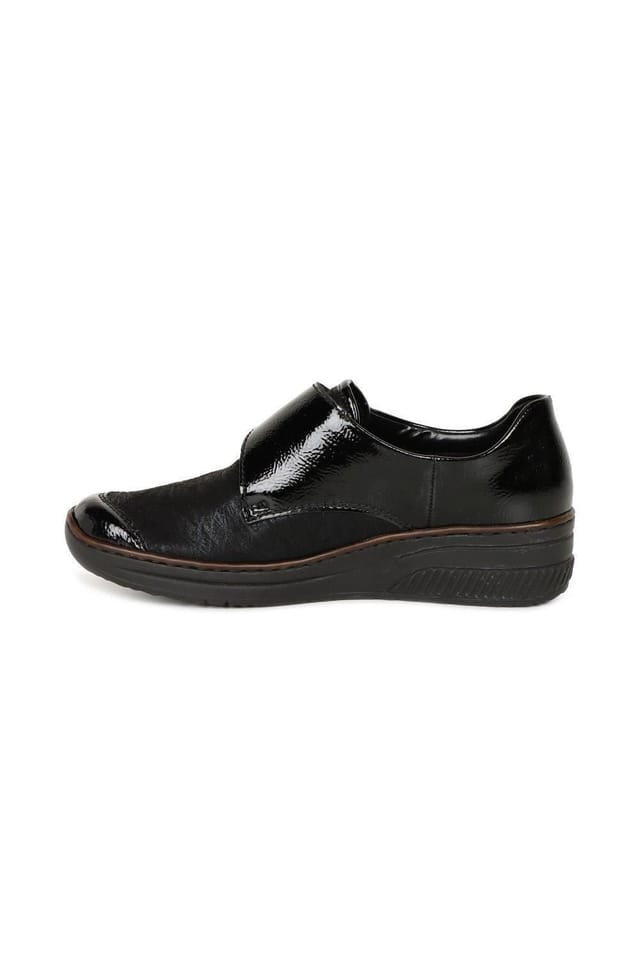 Rieker Rieker Women's 'Leaves' Shoes in Black - 2