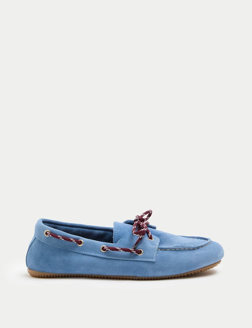 Marks & Spencer M&S Blue Suede Boat Shoes