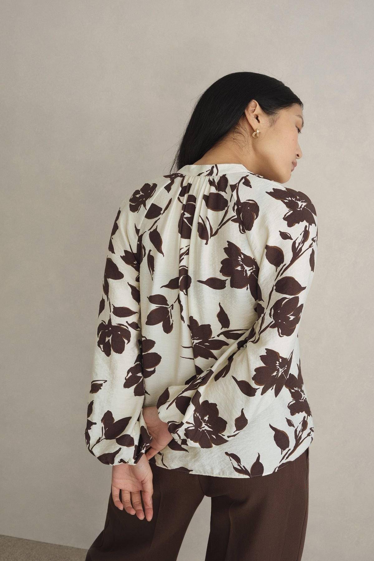 Hobbs London Hobbs London Women's Sherry Blouse in Ecru - 4