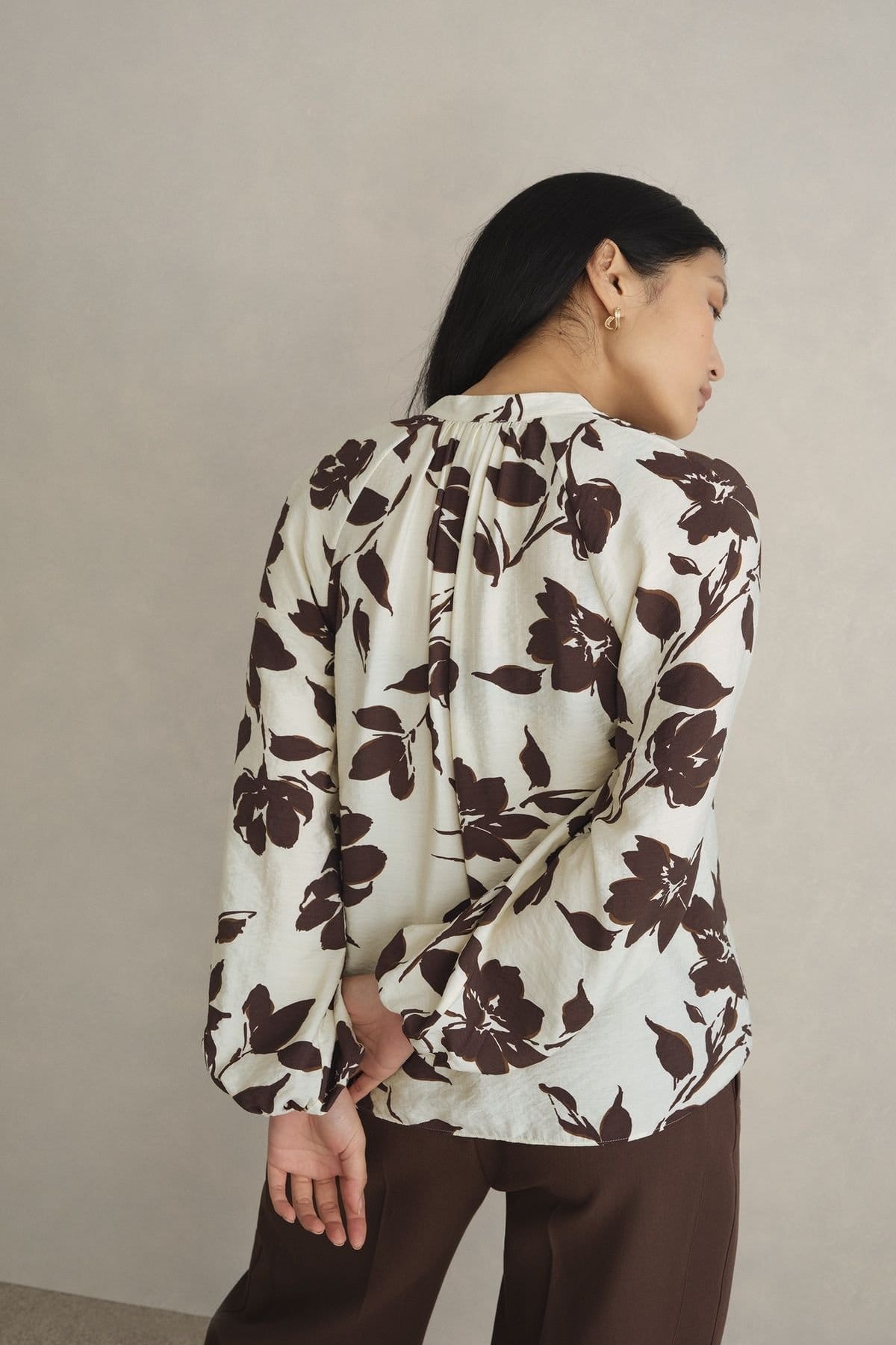 Hobbs London Hobbs London Women's Sherry Blouse in Ecru - 4