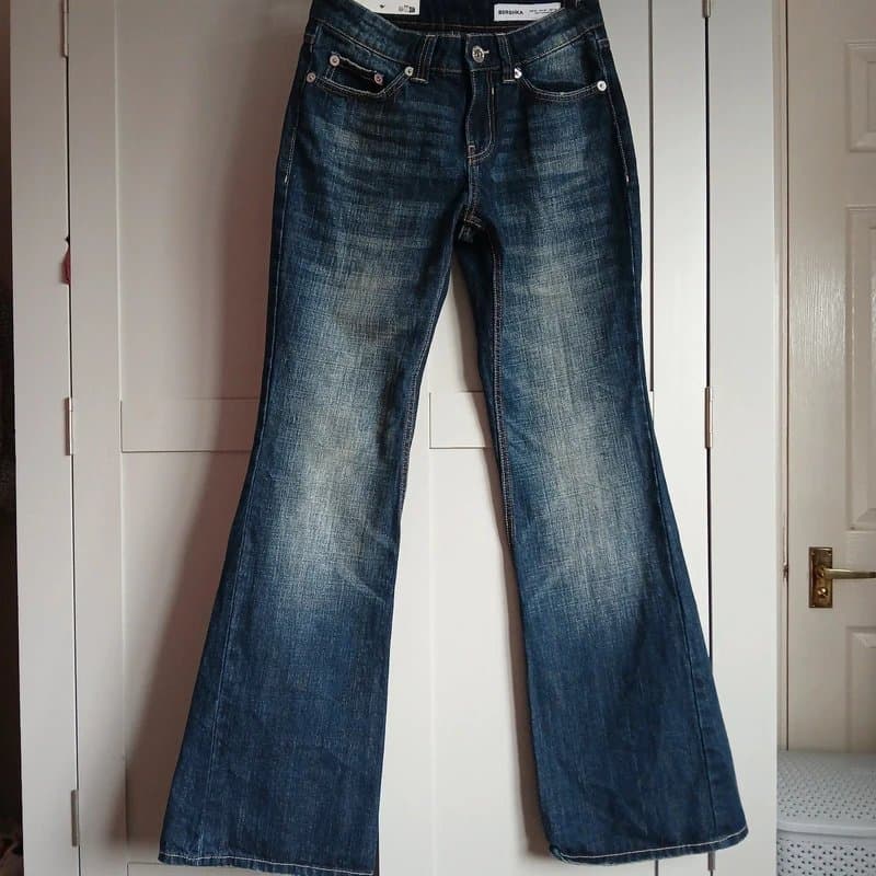 Bershka Bershka baggy flare jeans - NEW - size 8