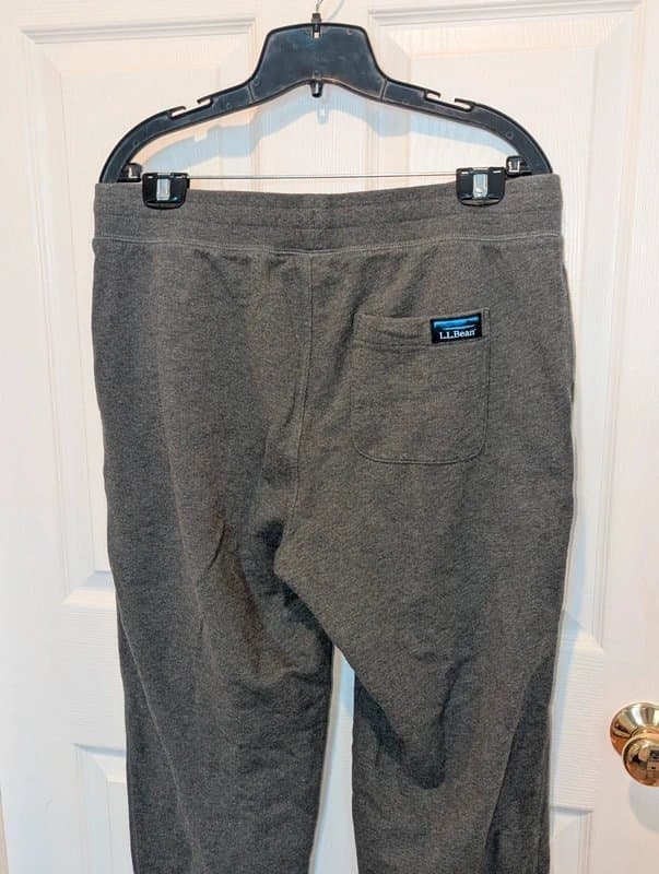 L.L. Bean Cozy Athleisure Lounge Core L.L. Bean Gray Jogger Sweatpants Size Large Normcore