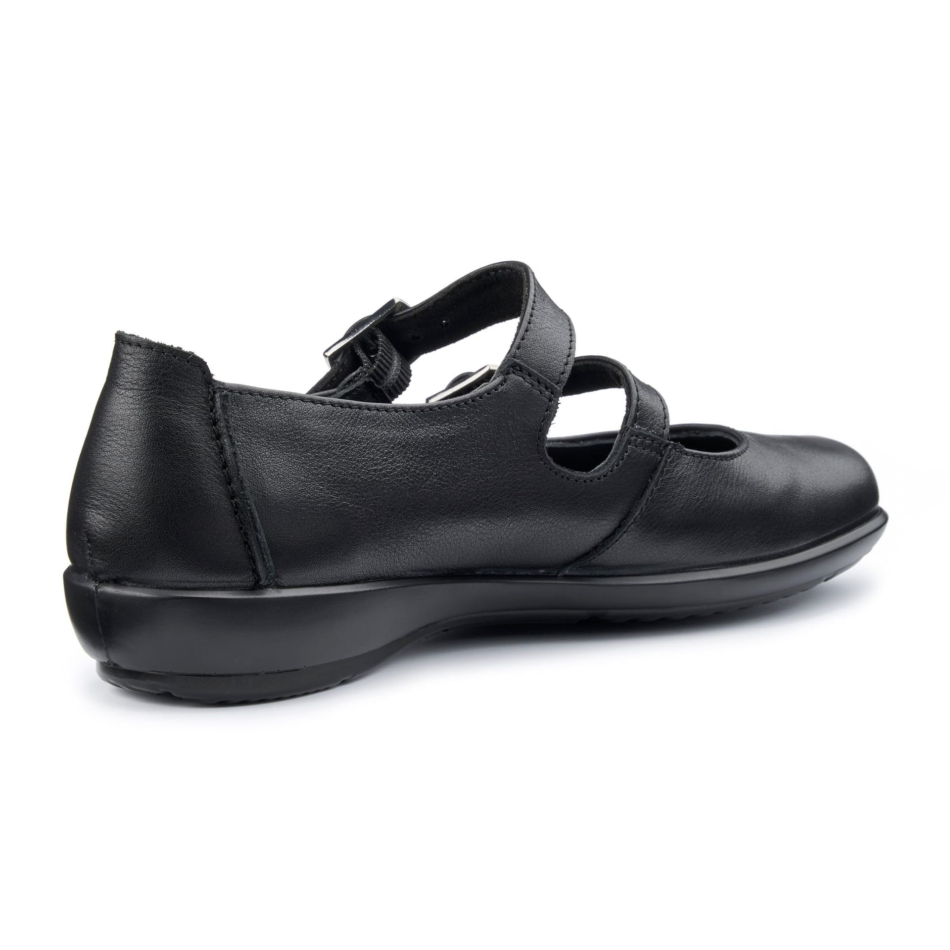 Hotter Hotter Women's 'Promise' Twin-Strap Mary Janes in Black - 4