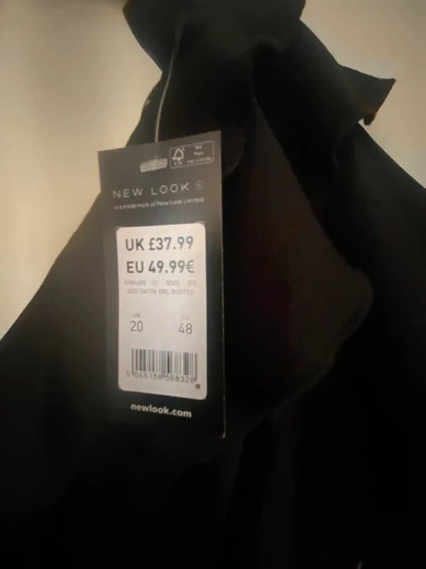 New Look Black evening dress