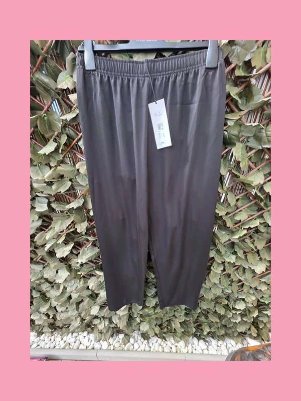 River Island Black Satin Floaty Trousers River Island uk 22 brand new with tags - 1