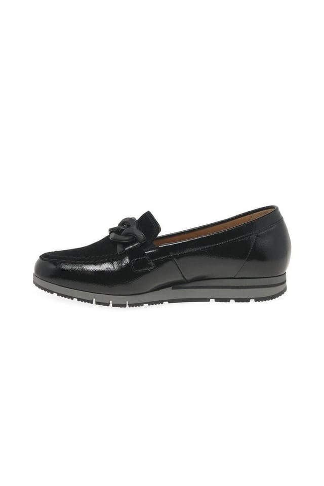 Gabor Gabor Women's 'Bea' Wedge Loafers in Black - 2