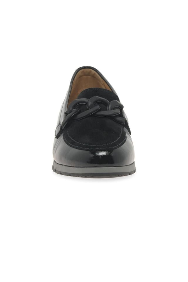 Gabor Gabor Women's 'Bea' Wedge Loafers in Black - 3