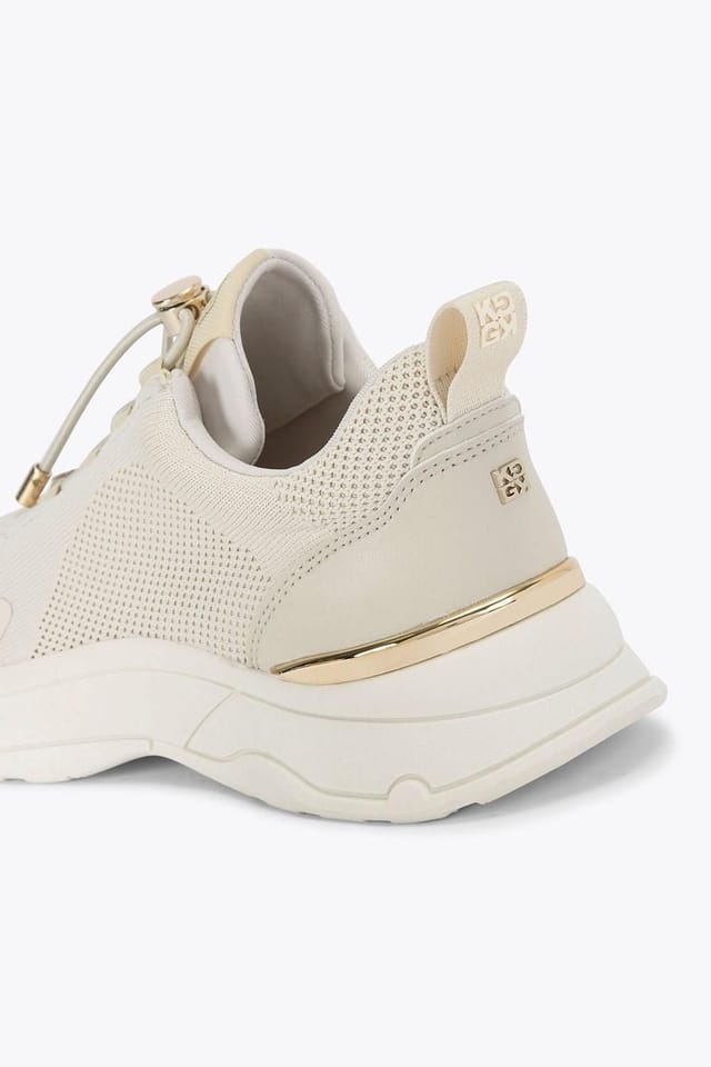 KG Kurt Geiger KG Kurt Geiger Women's 'Link Toggle' Fabric Trainers in Cream - 3