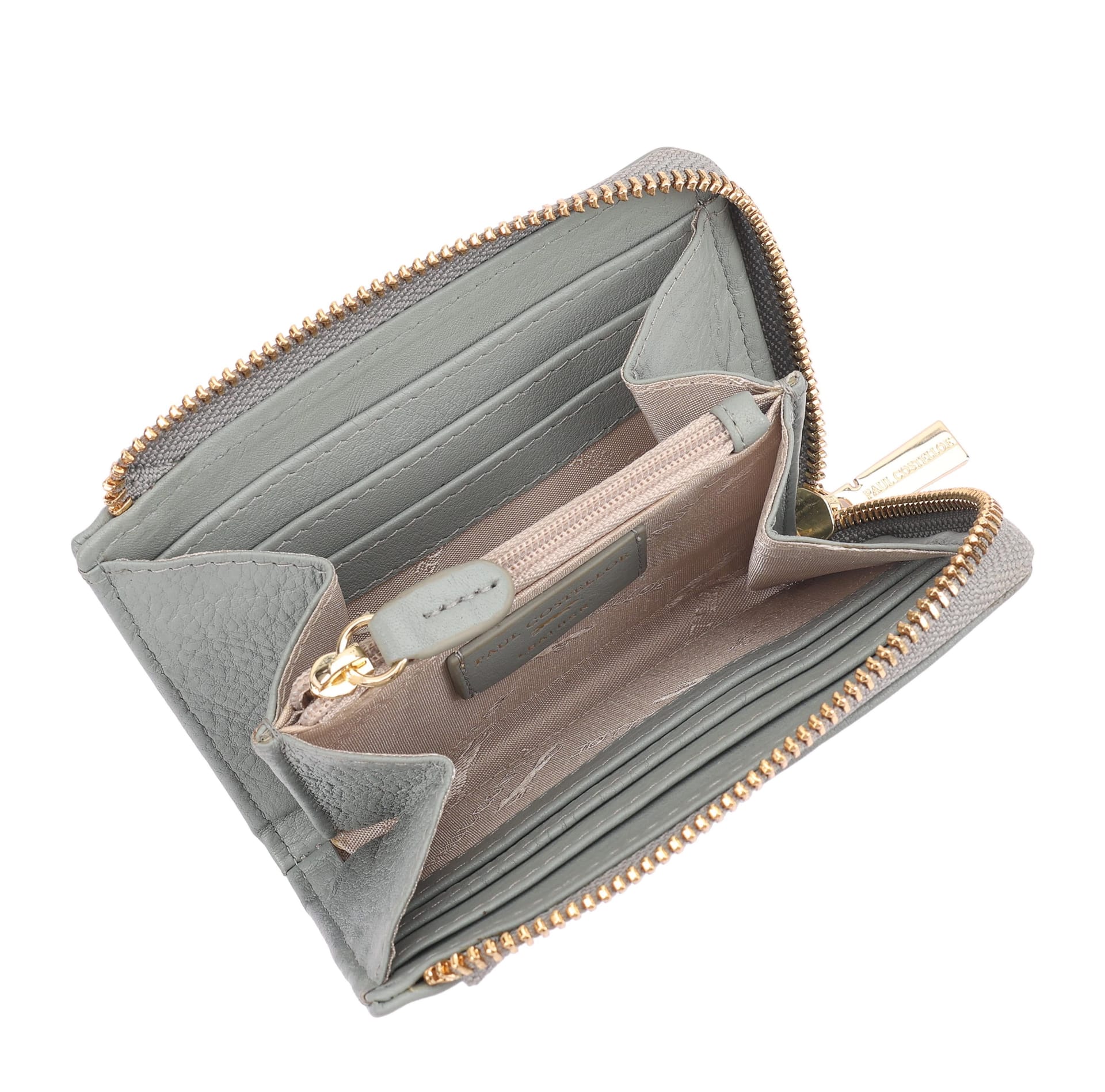 Paul Costelloe Paul Costelloe Women's Tano Leather Purse in Grey - 4