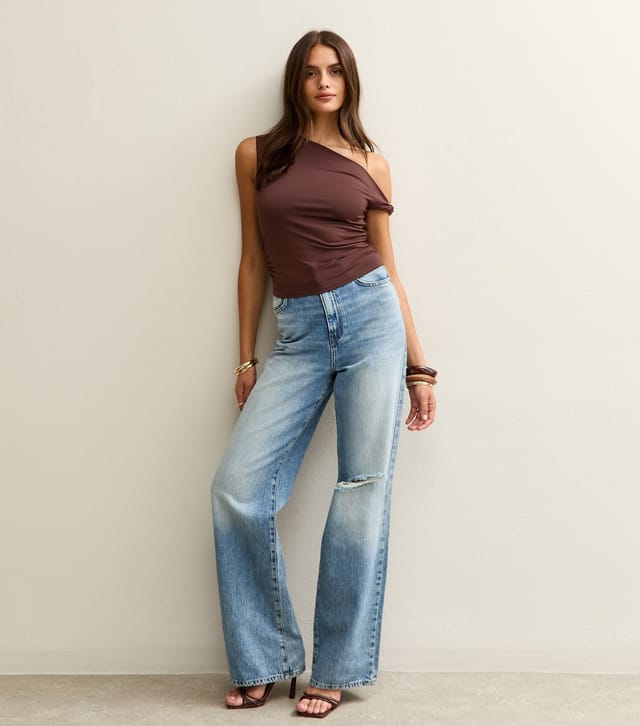 New Look Women's Brown Off The Shoulder Top New Look - 3
