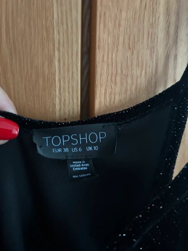 Topshop Top shop glitter jumpsuit