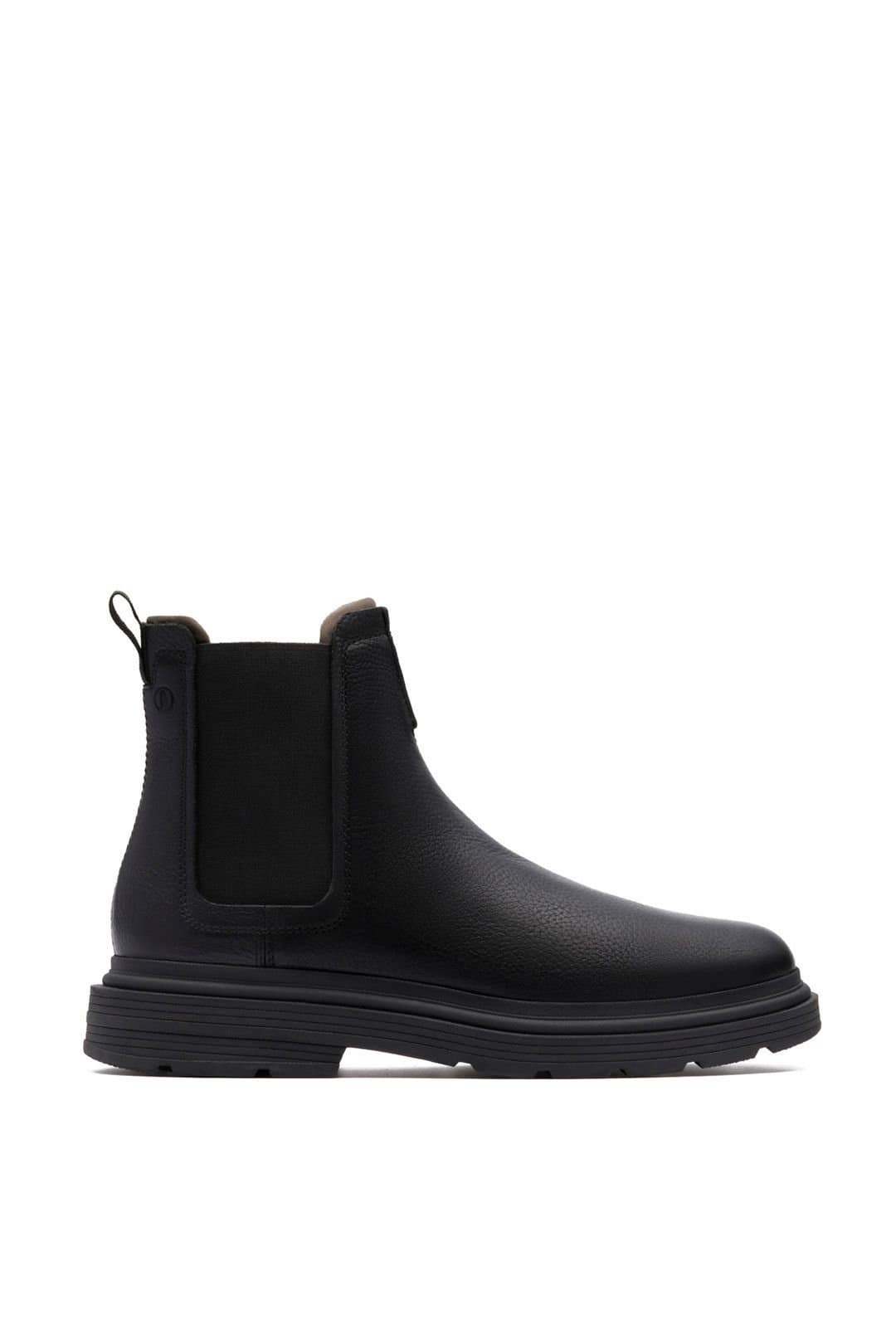 Clarks Clarks Men's Badbury Easy Leather Shoes Black
