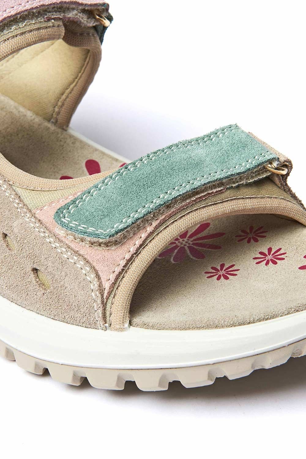 Moshulu Moshulu Women's 'Wembury' Suede Adventure Sandals in Light Sand - 3