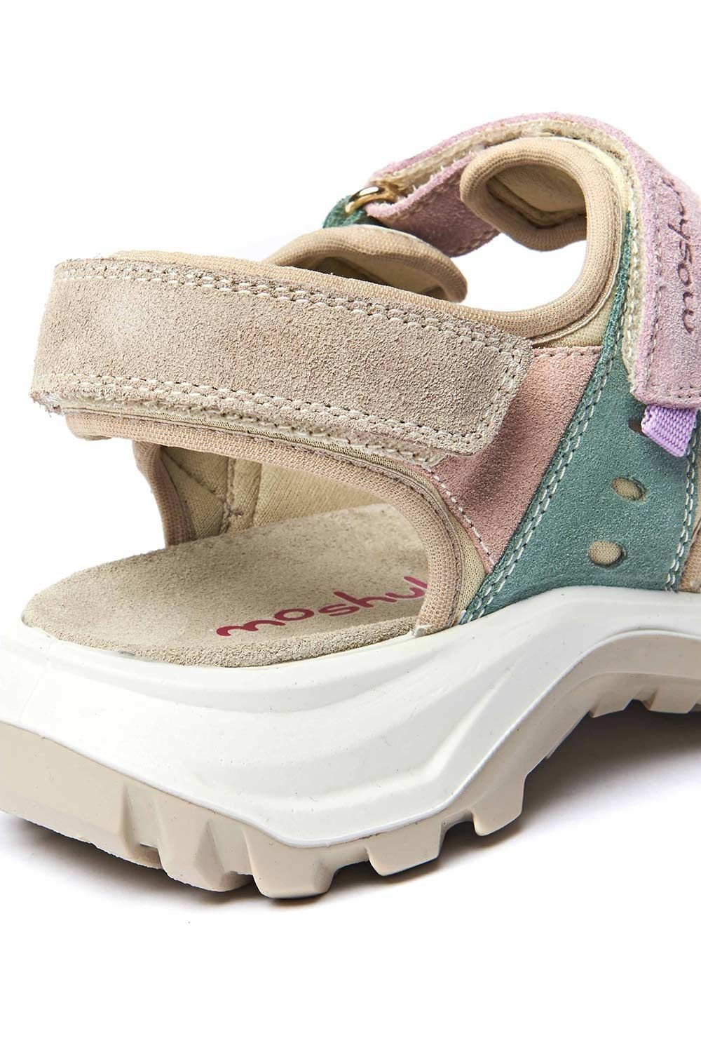 Moshulu Moshulu Women's 'Wembury' Suede Adventure Sandals in Light Sand - 4