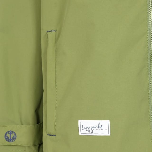 Lazy Jacks Lazy Jacks Women's Waterproof Jacket in Green - 3