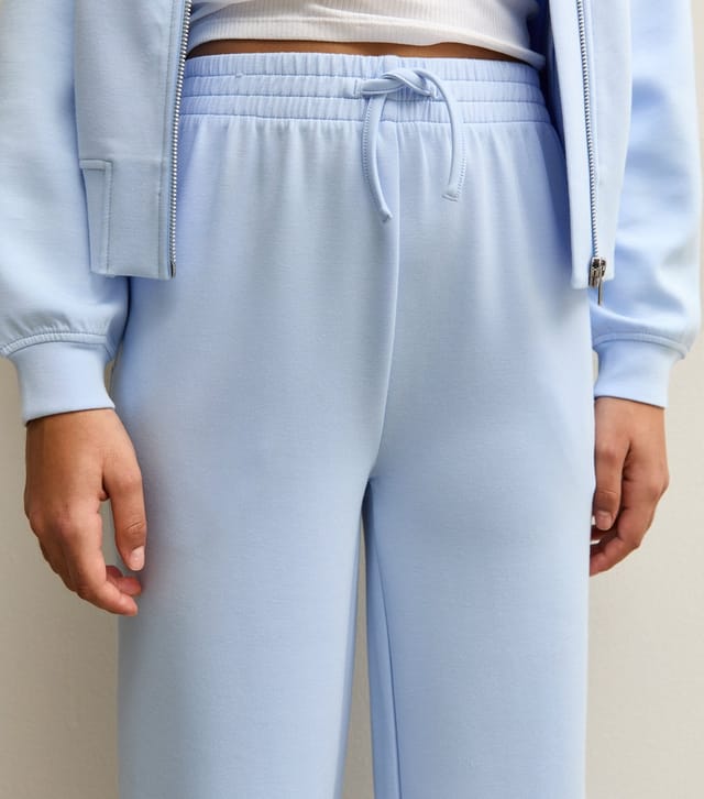 New Look Girls' Light Blue Wide Leg Joggers New Look - 3