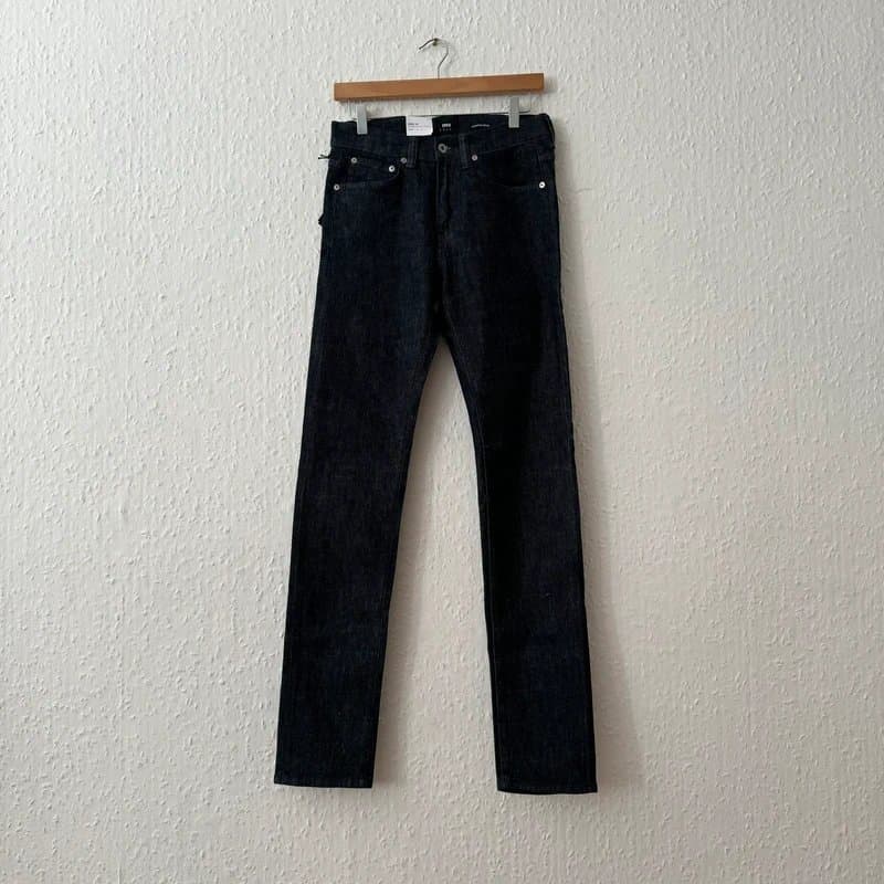 Edwin New Navy Edwin slim tappered Japanese jeans, W28 34L (RRP£179)