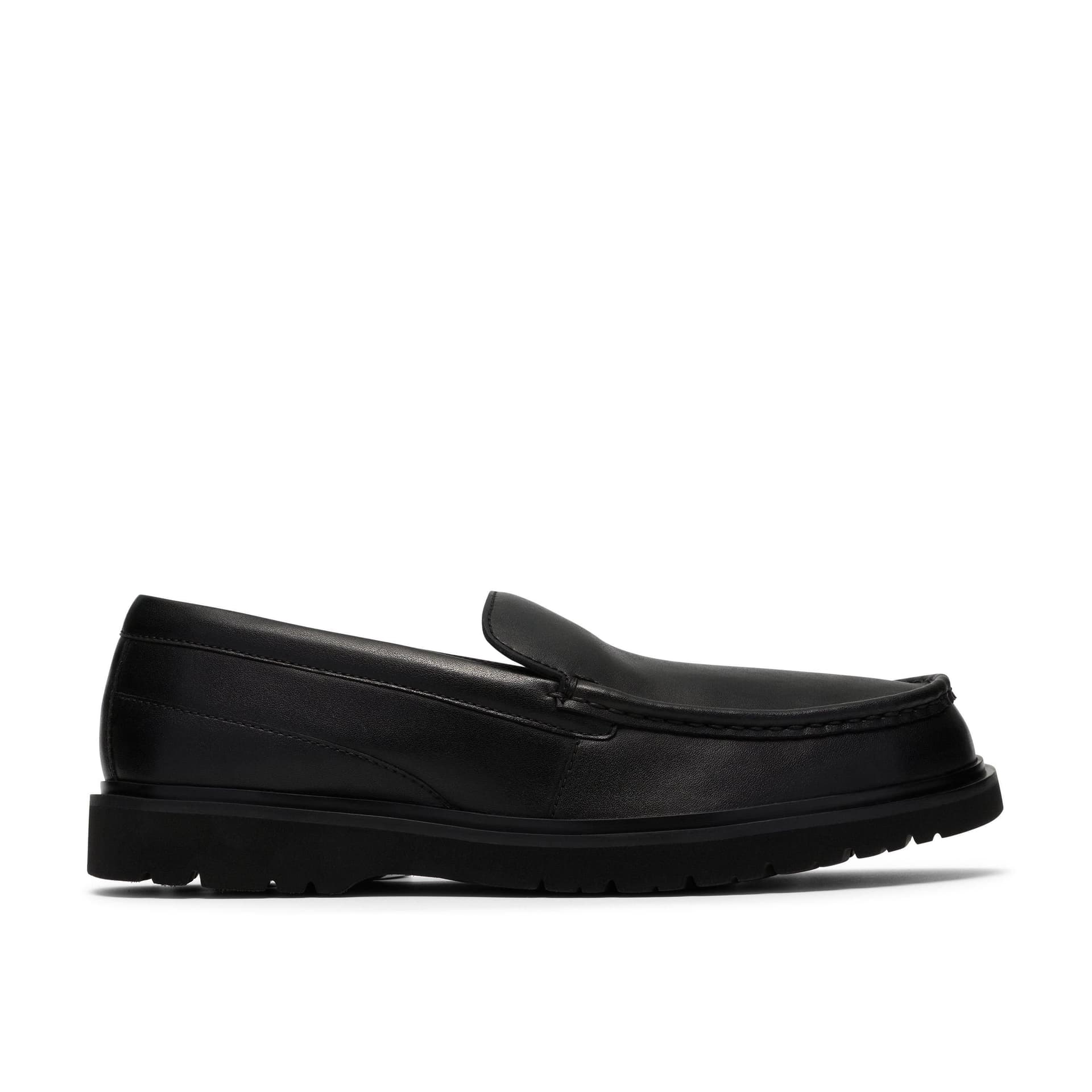 Clarks Clarks Men's Weltridge Step Black Loafers, Slip Ons