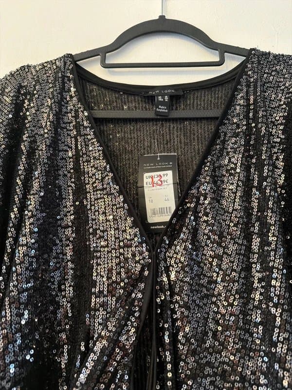 New Look Vintage luna sequin tie new look size 18
