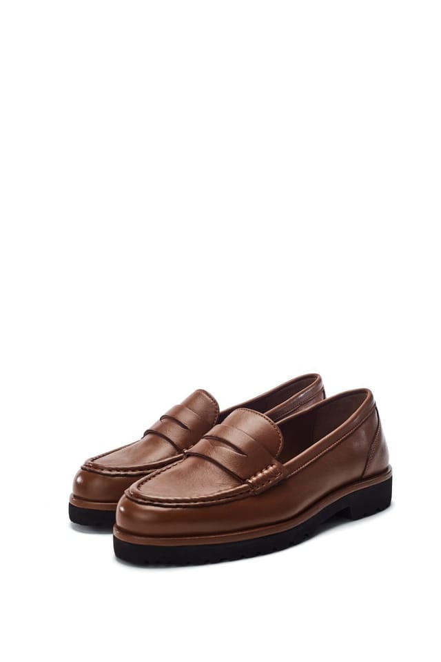Moda In Pelle Moda In Pelle Women's 'Ellaria' Leather Loafers in Tan - 2
