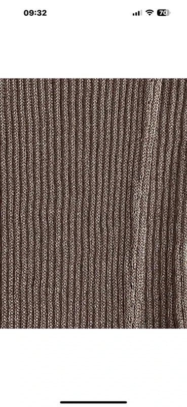 ASOS Dusty Pink Metallic Ribbed Long Maxi Wrapover Skirt 12 Asos BNWT