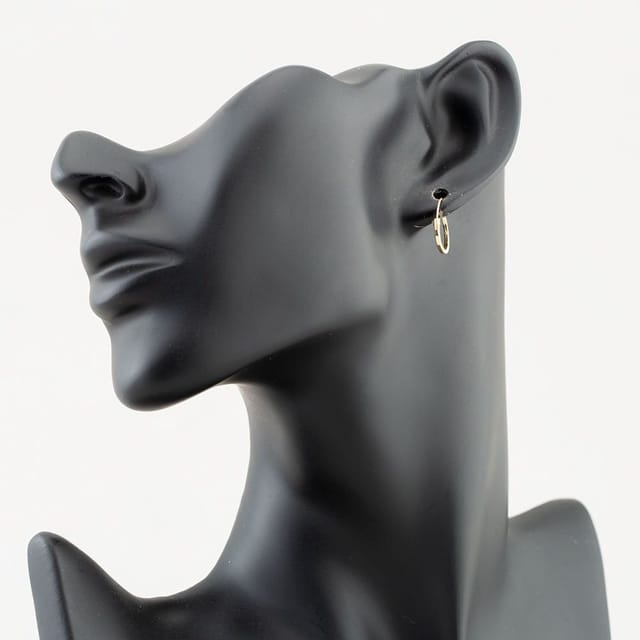 T.H.Baker T.H.Baker Women's 9ct Yellow Gold Sleeper Hoop Earrings 1.51.1879 - 3