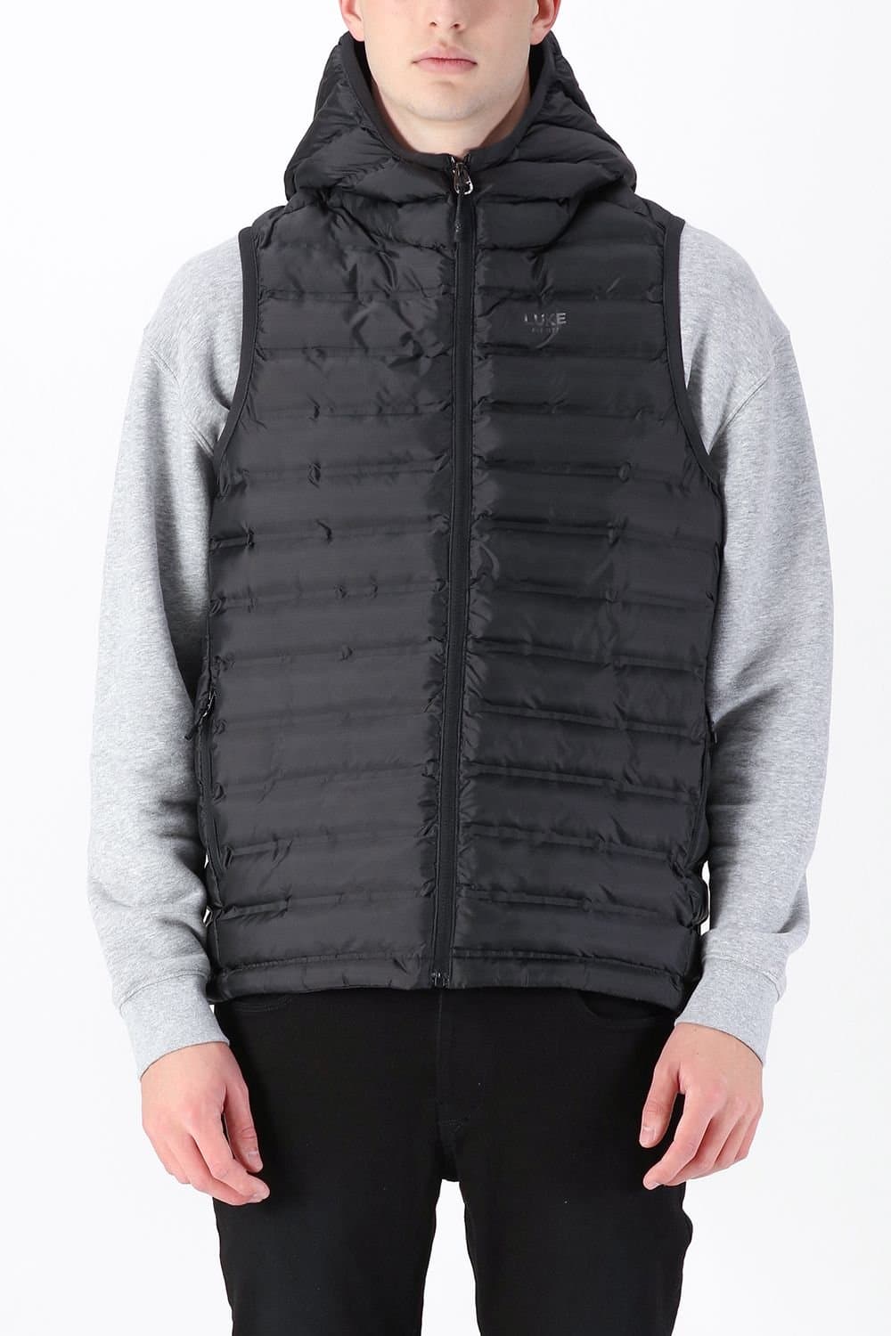 Luke 1977 Luke 1977 Men's New Global Hooded Gilet in Black