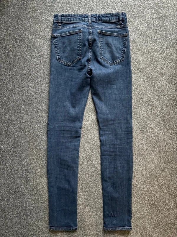 New Look Men’s blue skinny stretch jeans