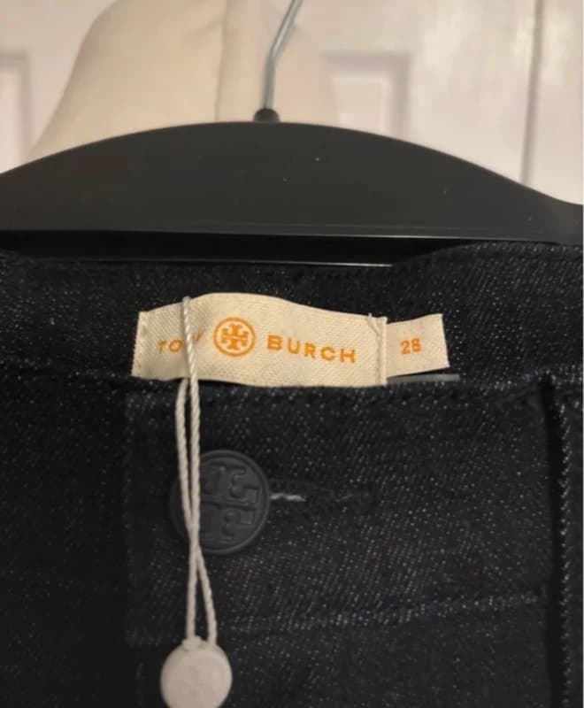 TORY BURCH Tory Burch Designer Straight Leg Jeans BNWT £175 RRP