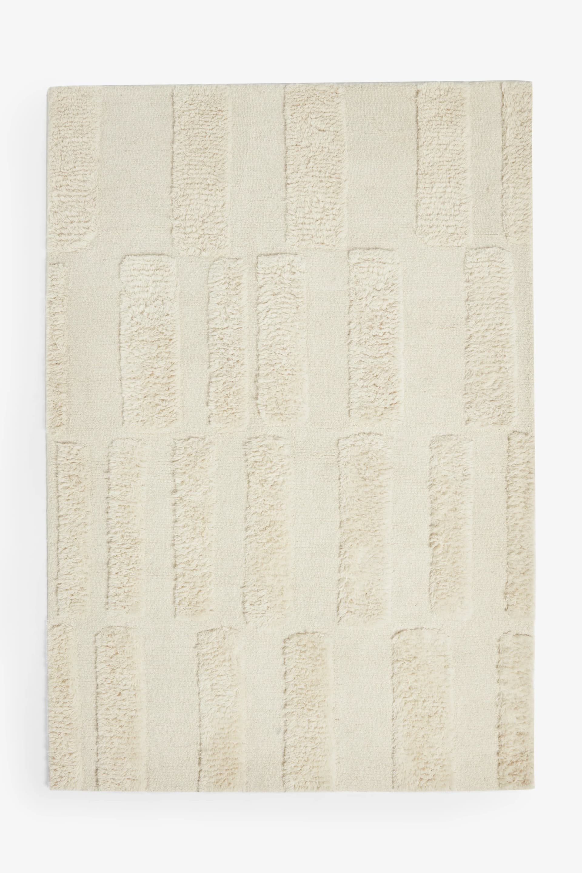 French Connection Watamu Wool Tufted Rug Cream