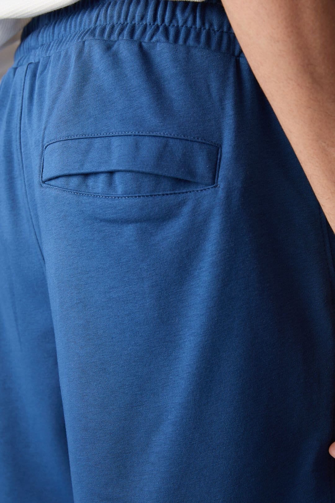 Tommy Life Tommy Life Men's Knit Sweat Shorts in Blue - 4