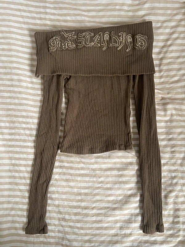 Bershka Bershka off the shoulder long sleeve