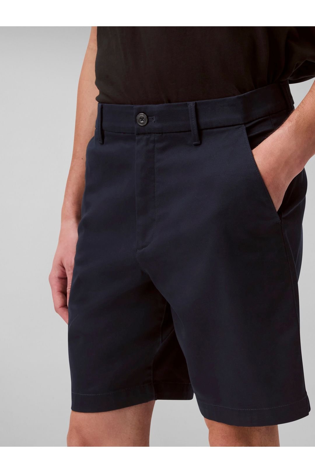 Calvin Klein Calvin Klein Men's 9 In Straight Refined Cotton Shorts Navy - 3