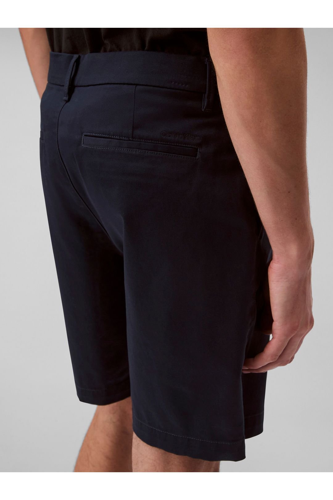 Calvin Klein Calvin Klein Men's 9 In Straight Refined Cotton Shorts Navy - 4