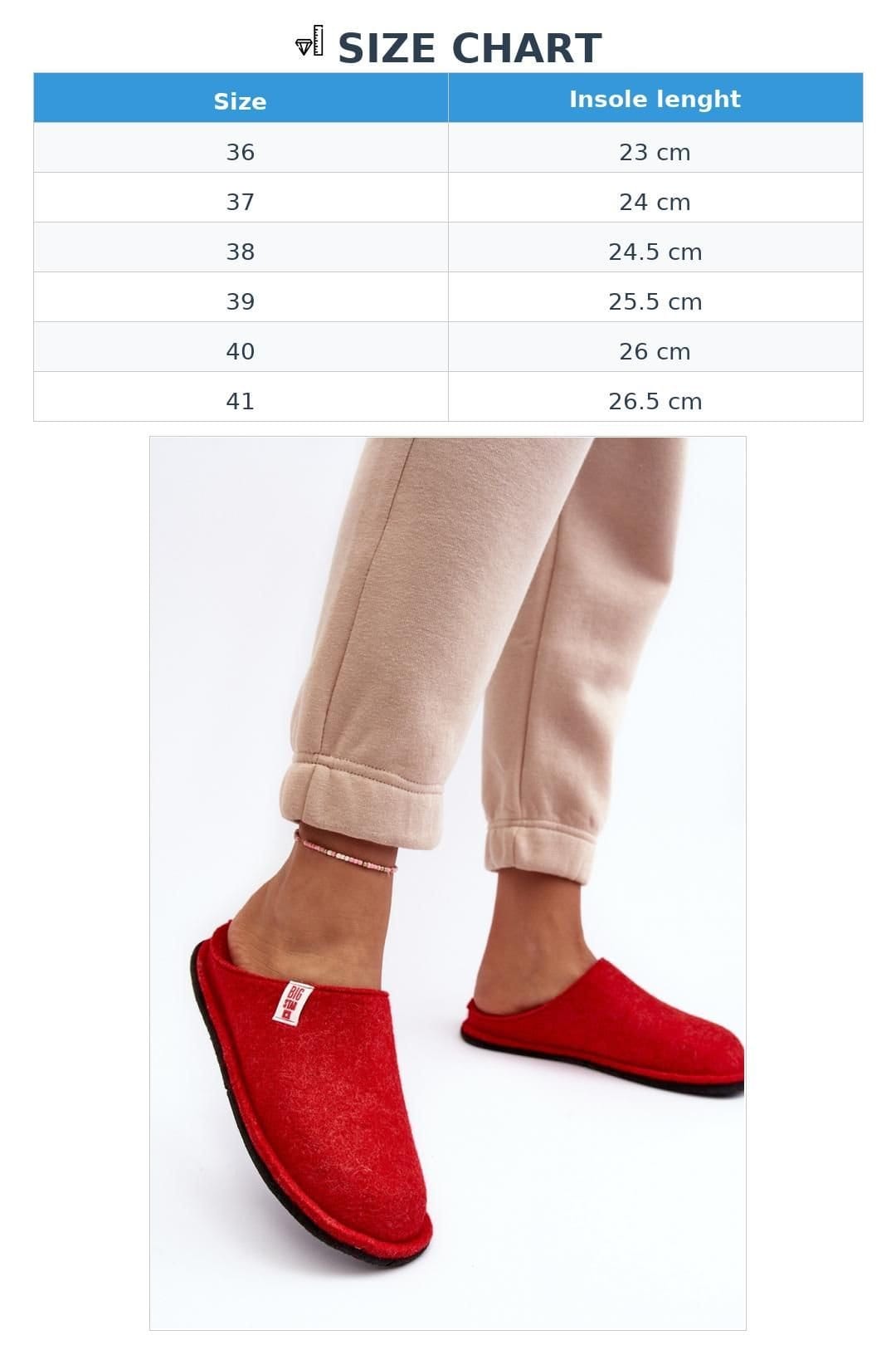 Love Lace Love Lace Women's Big Star Wool Felt Platform Slippers with Logo Comfort Toe in Red - 4