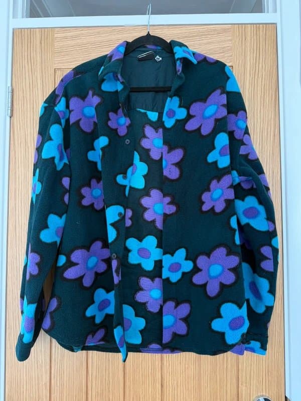 ASOS ASOS floral fleece jacket