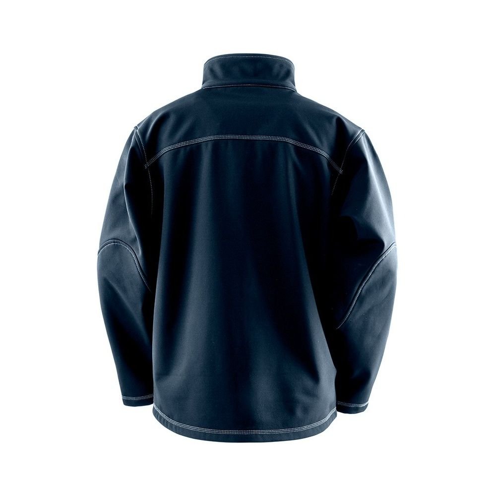 WORK-GUARD by Result WORK-GUARD by Result Men's Treble Stitch Soft Shell Jacket in Navy - 2