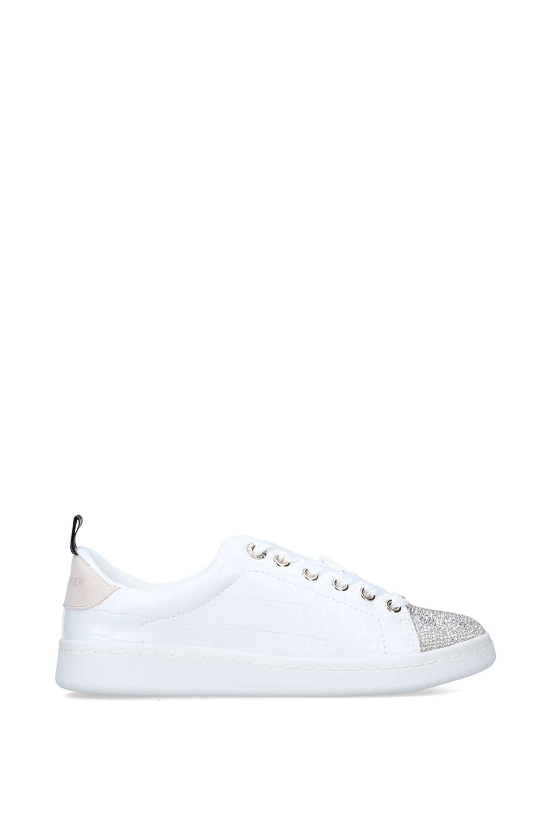 KG Kurt Geiger KG Kurt Geiger White Textured Trainers