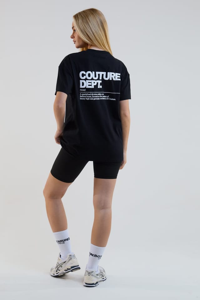 BCouture BCouture Women's Cycling Shorts & T-Shirt Set in Black - 2