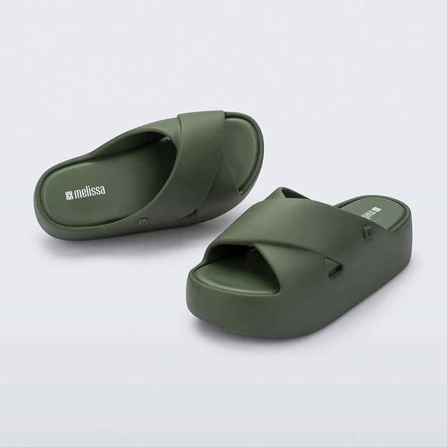 Melissa Shoes Melissa Shoes Women's Free Cross in Green - 3