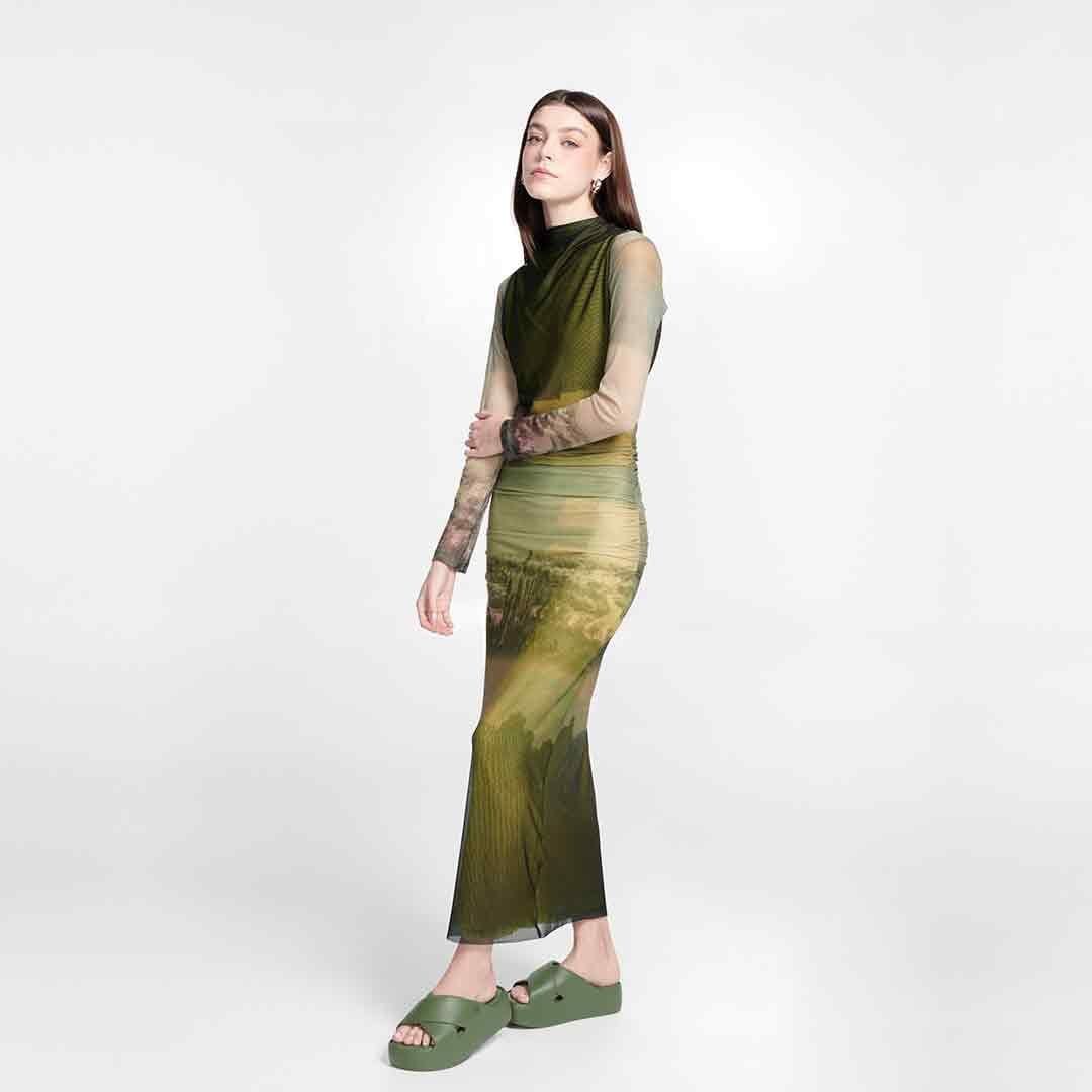 Melissa Shoes Melissa Shoes Women's Free Cross in Green - 4